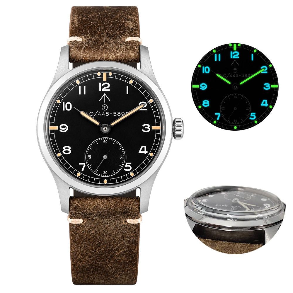Tropic Strap Vintage - HRUODLAND Часы мужские наручные военные с