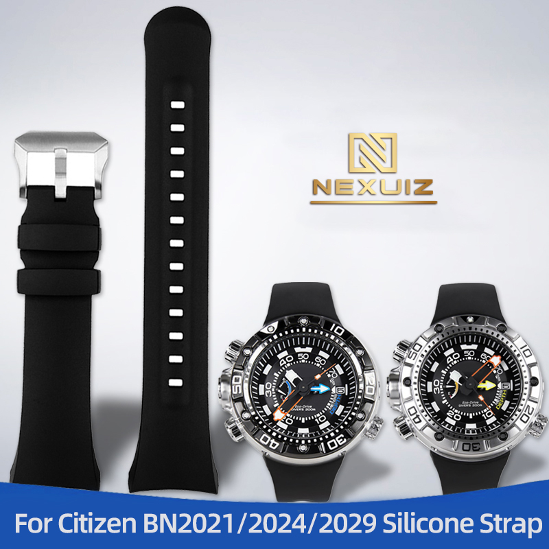 Citizen Watch Promaster - Специальный изогнутый силиконовый ремешок для часов