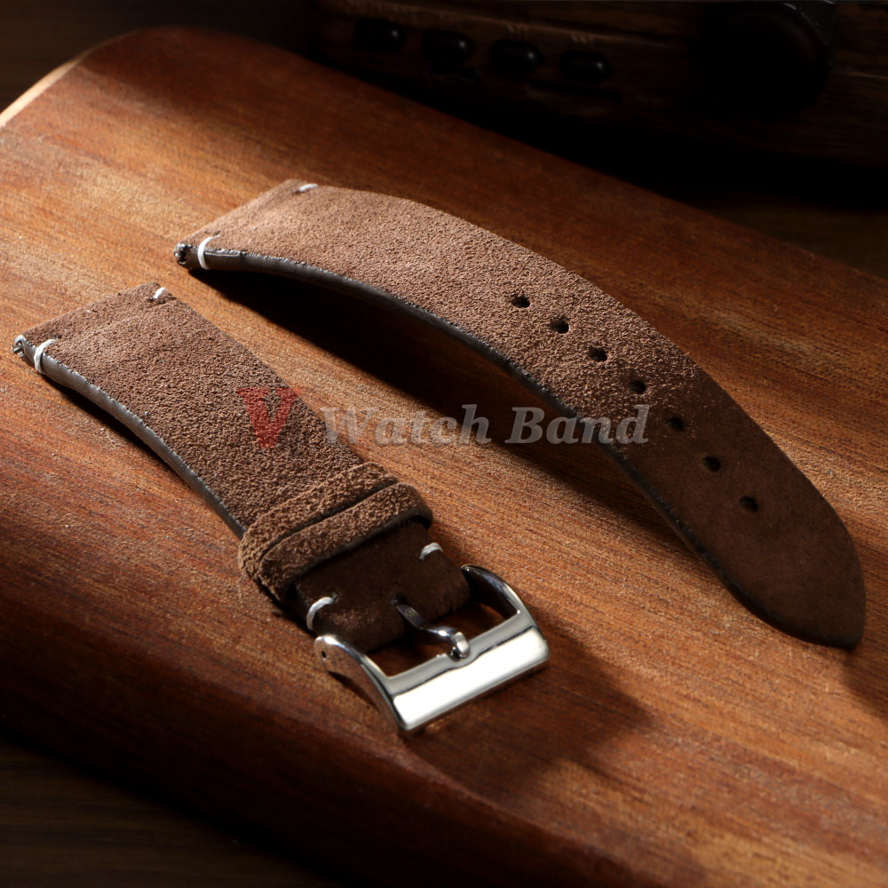 20 мм 22 мм Высококачественный – обзор и цена Suede Strap Watch