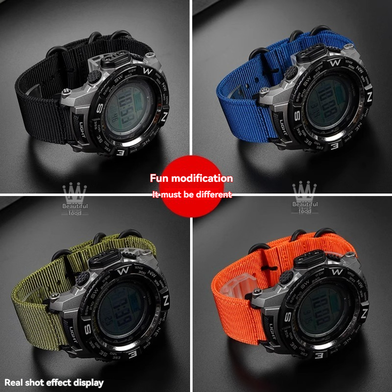 For Casio watch accessories DW – обзор и цена Canvas Strap Watch