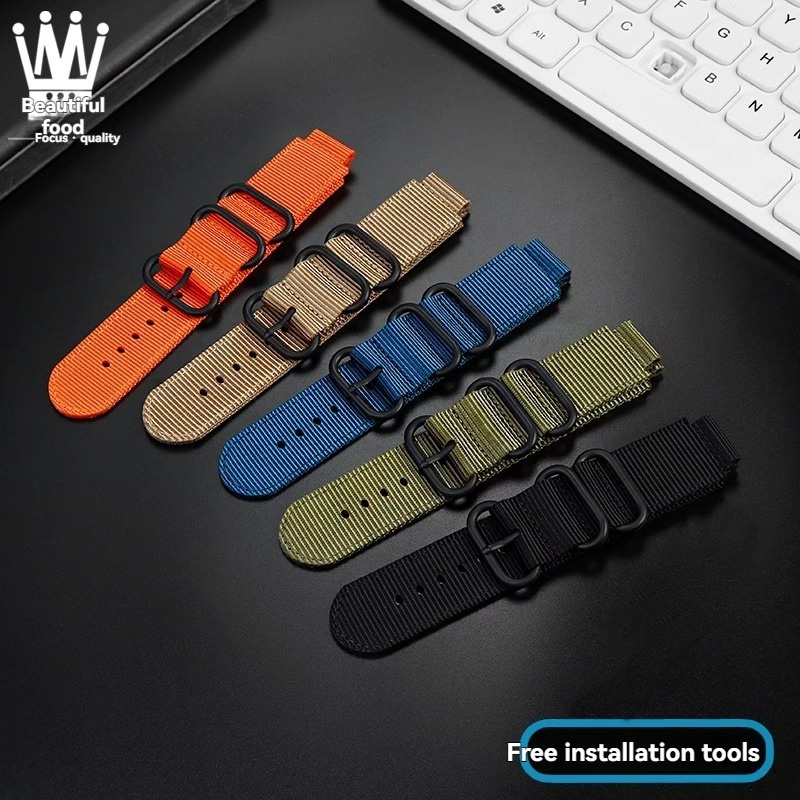 For Casio watch accessories DW – обзор и цена Canvas Strap Watch