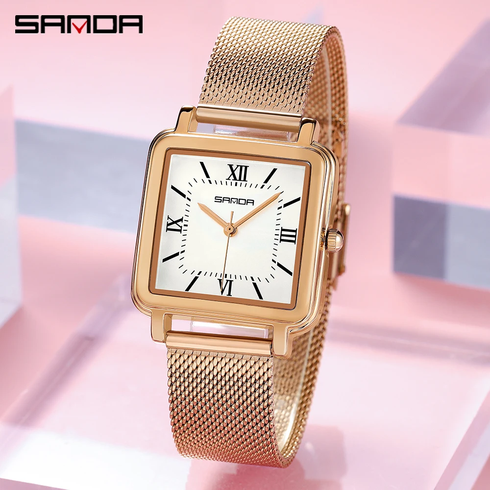 Роскошные кварцевые часы SANDA – обзор и цена Stainless Bracelet Diver