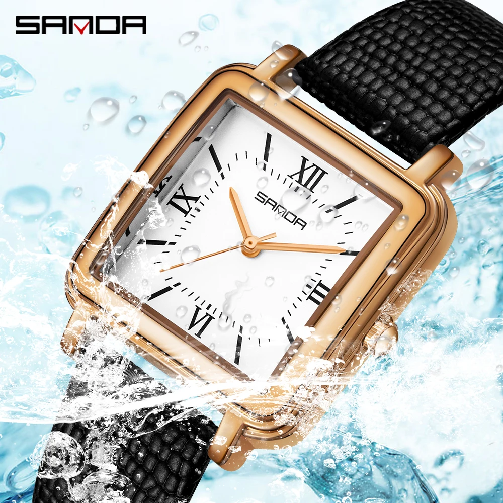 Роскошные кварцевые часы SANDA – обзор и цена Stainless Bracelet Diver